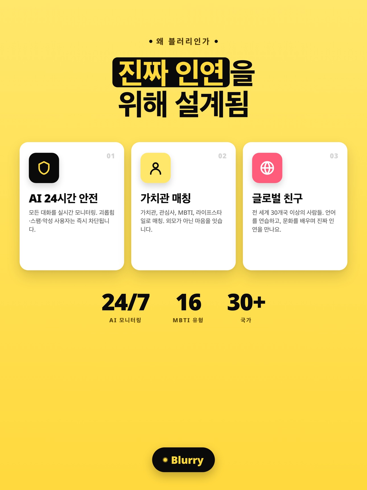 Screenshot 7 of 블러리 : 가치관 소개팅 - 블라인드 채팅