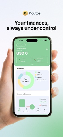 Ploutos: Expense Tracker Screenshot 1 of 6