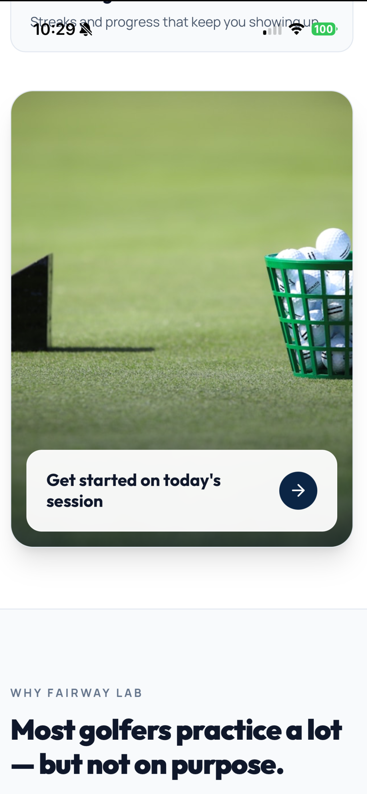 Fairway Labs screenshot 2