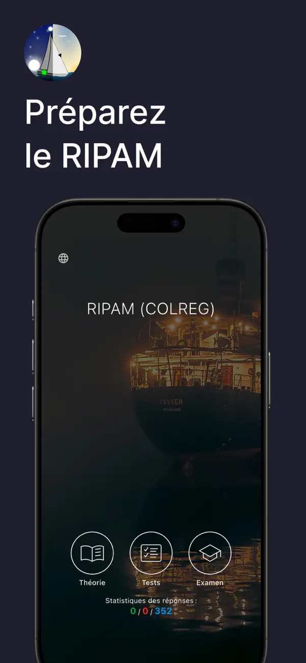 Screenshot #1 pour RIPAM: sécurité en mer