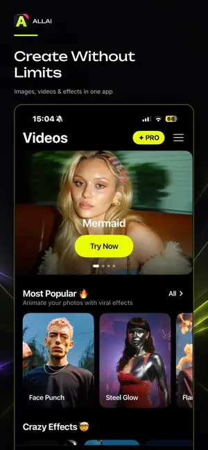 ALLAI: AI Video & Photo Maker screenshot 1
