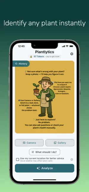 Plantlytics: Plant ID & Care screenshot 1
