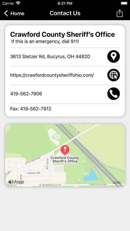 Crawford Co Sheriff Office OH