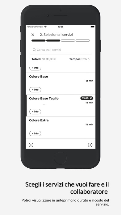 Screenshot 2 of Seby's Staff Parrucchieri App