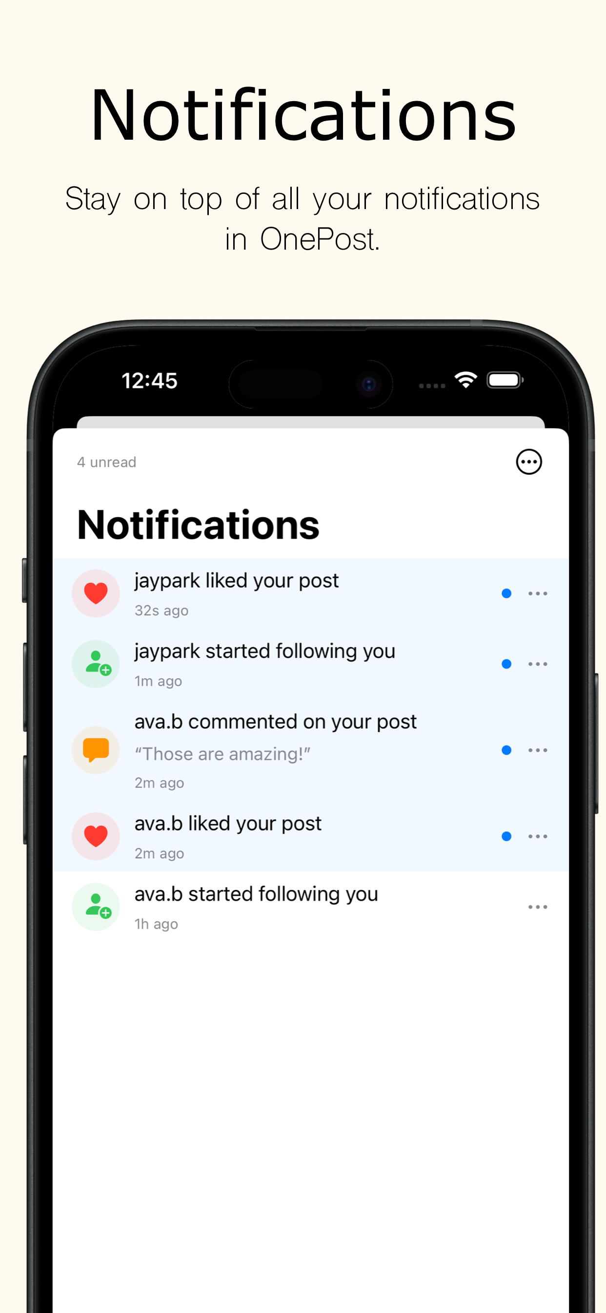 OnePost - Daily Photo Sharing screenshot 4