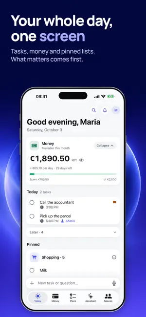 LifeOS: Money, Plans & AI screenshot 1