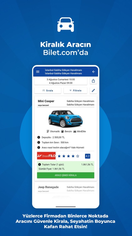 Bilet.com: Uçak Otobüs Feribot screenshot-6