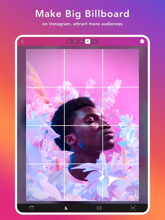 Screenshot #5 pour Griddy Pro: Split Pic in Grids
