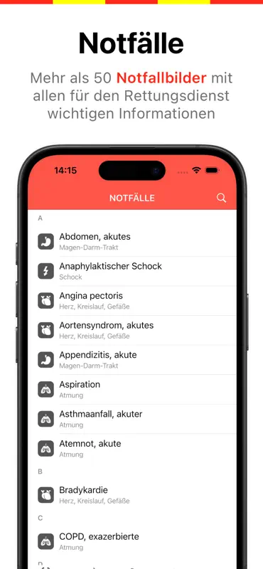 Rettungsdienst App screenshot 1 of 8