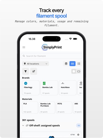 SimplyPrint - 3D printing iPad screenshot