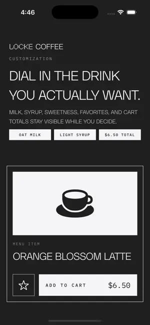 Locke Coffee screenshot 2