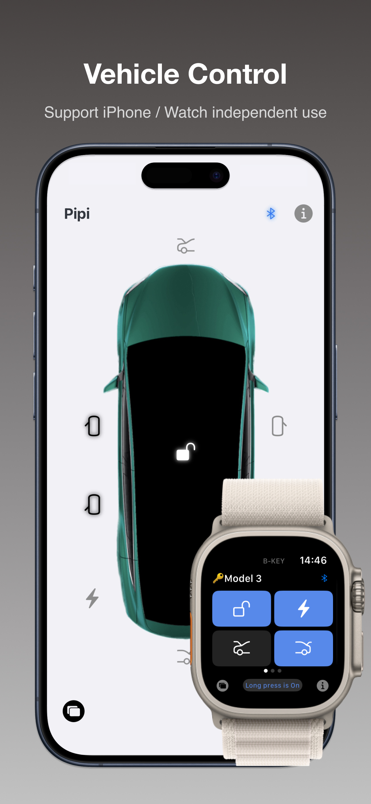 B-KEY for Tesla Watch key