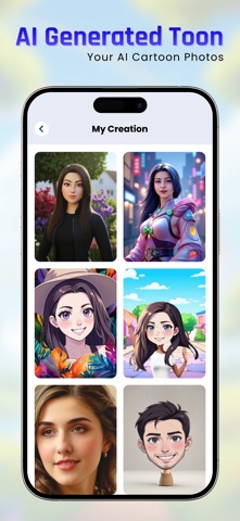 AI Chibly Art Anime : ChiblyAI iPhone screenshot