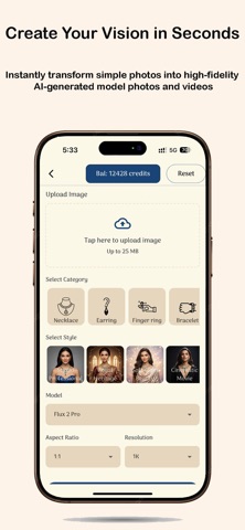 Ornix – AI Jewelry Generator screenshot
