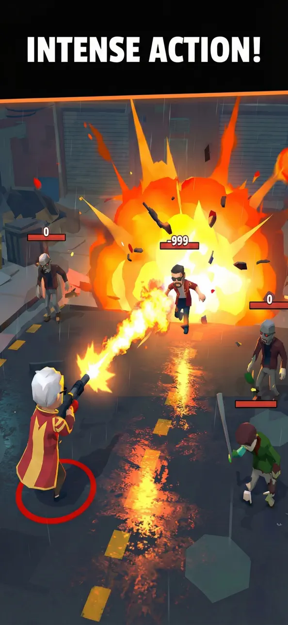 Heat Rush: Hero Shooter iOS Mod IPA screenshot 1 - iOS game interface