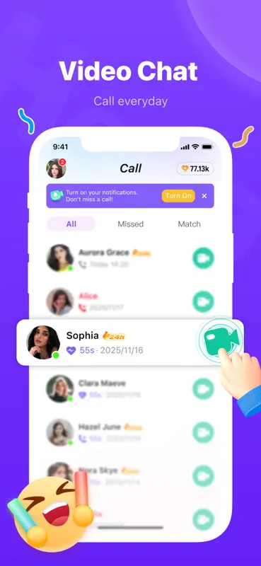 Heya - Video chat.Live.Friends screenshot 2 of 4