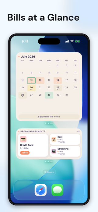 FineBill - Bill Tracker Screenshot 1 of 6