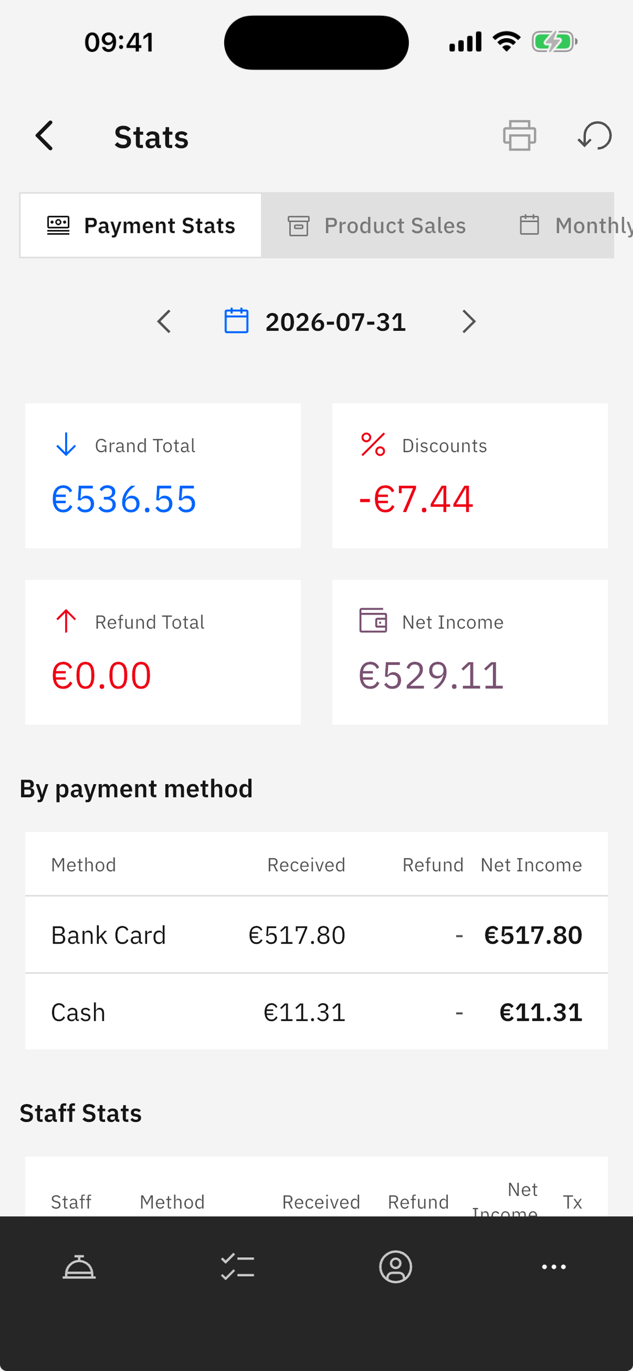 Palm POS screenshot 4