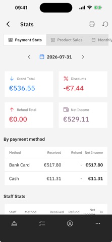 Palm POS iPhone screenshot