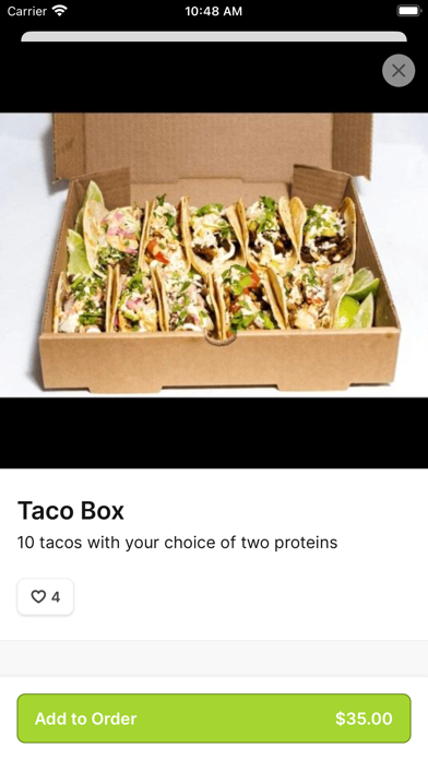 Tiagos Tacos iPhone screenshot 3 - Food & Drink app