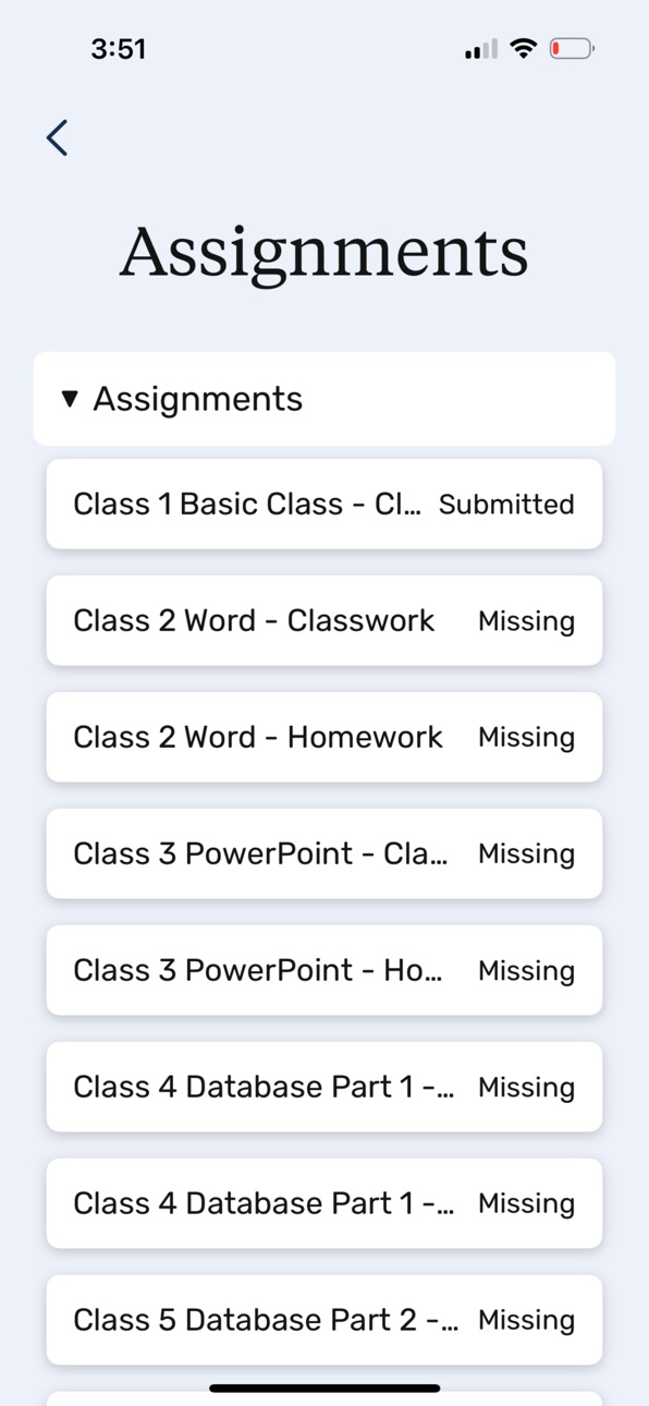 iPhone screenshot