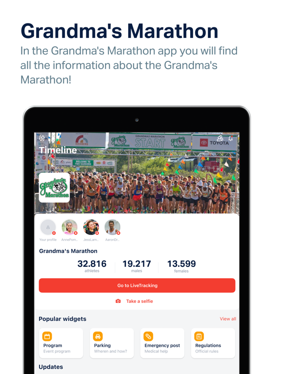 Screenshot #1 for Grandma's Marathon