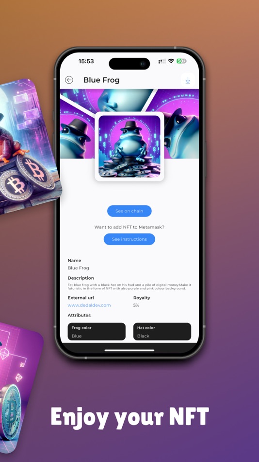 #8. NFT Creator | Simple Mint (iOS) Podle: Dedaldev Doo