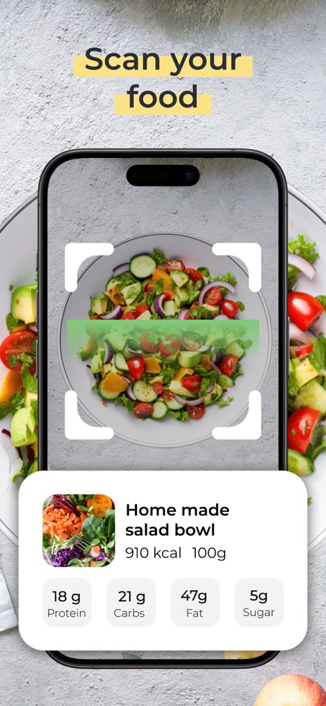 Calorie tracker & food scanner - Health & Fitness App | MWM