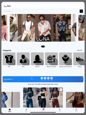 Luna Store IQ iPad screenshot