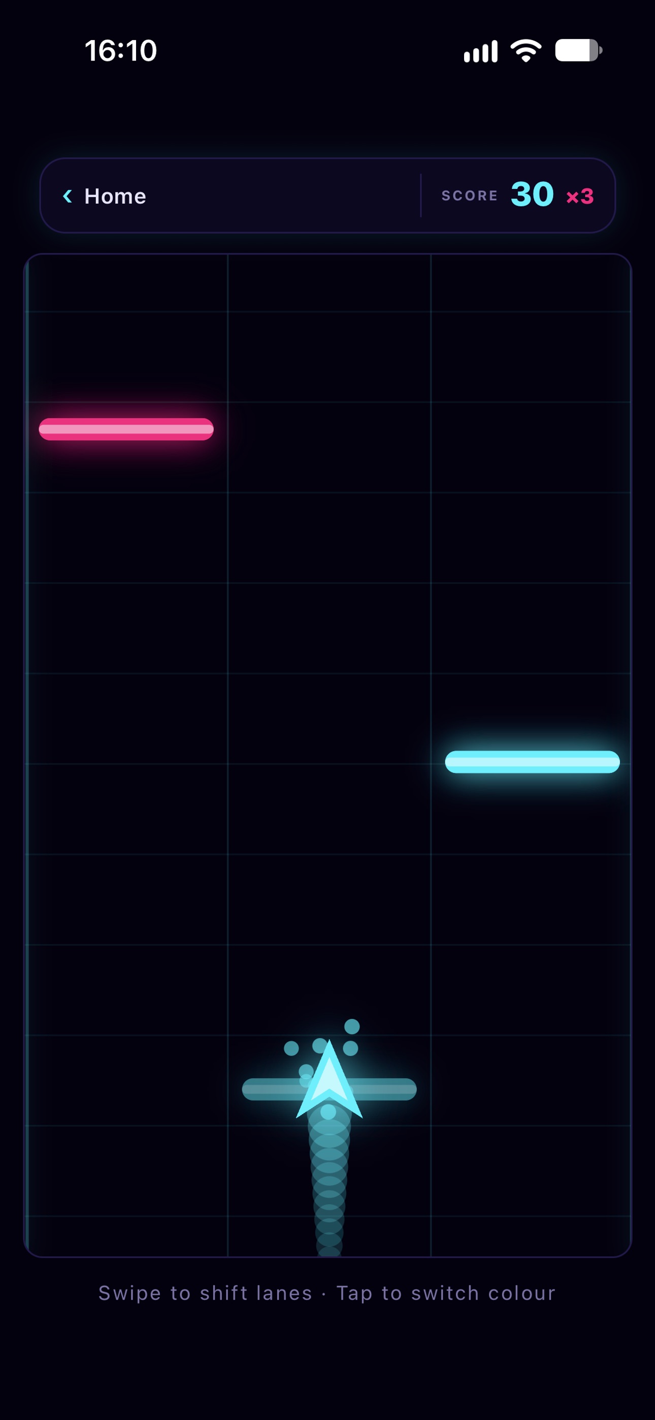 Screenshot 3 of Neon Shift: Lane Runner