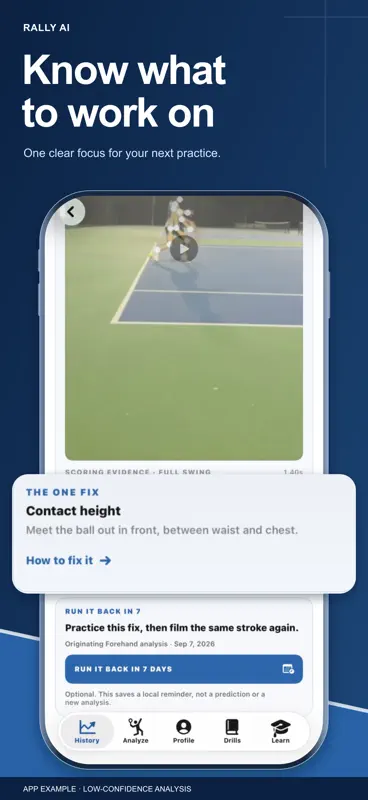 Rally AI: Tennis Swing Coach screenshot 1 of 5