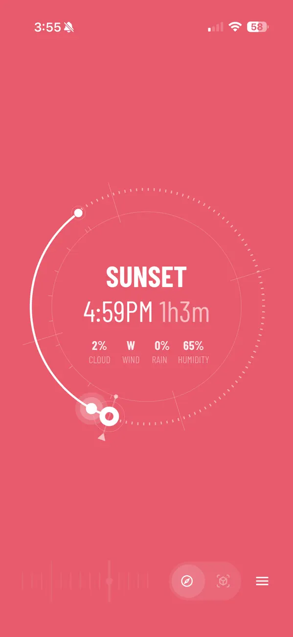 Screenshot #1 pour Sunspot - Solar Compass & Path