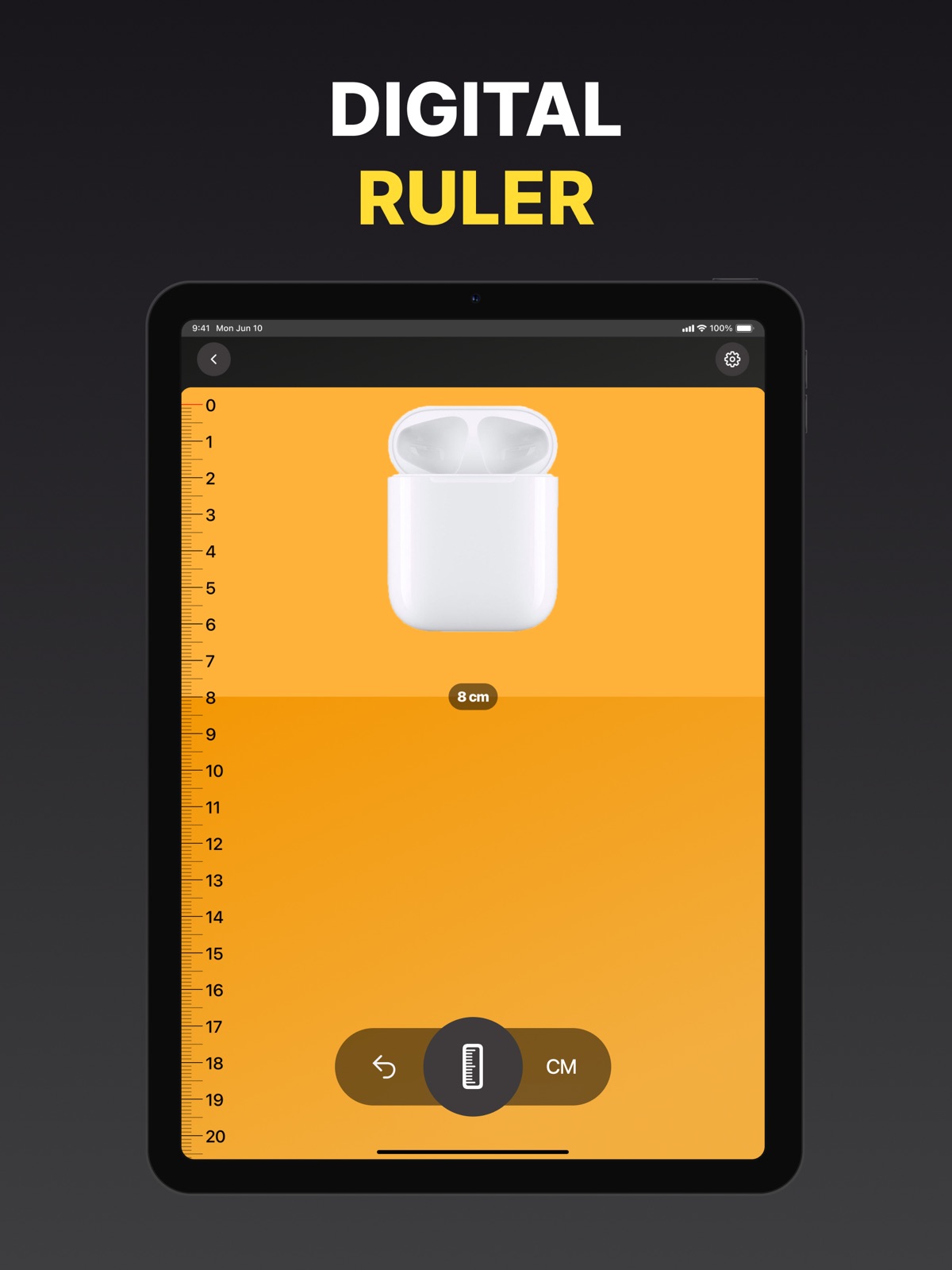 Measuring Tape+ Measure AR app ipad screenshot 4