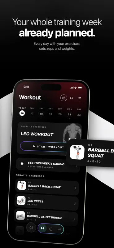 TapFit: Workout & Diet Plan screenshot 4 of 6