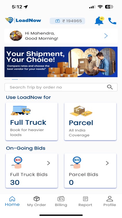 LoadNow -Logistics Service App