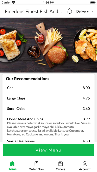 Finedons Finest Fish And Chips Screenshot