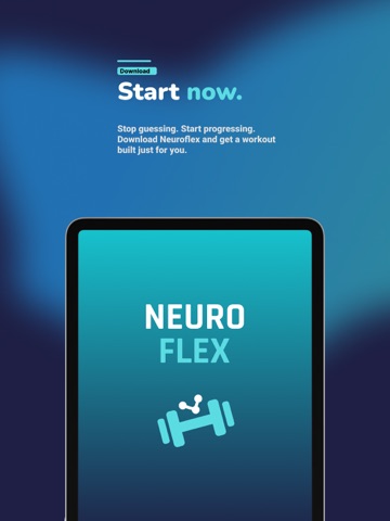 NeuroFlex: Gym Workout Planner iPad screenshot