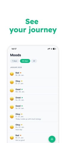 Mood Tracker - Moodlio Screenshot 3 of 6