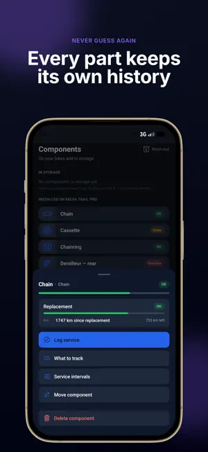 Velox: Bike Service Tracker screenshot 4