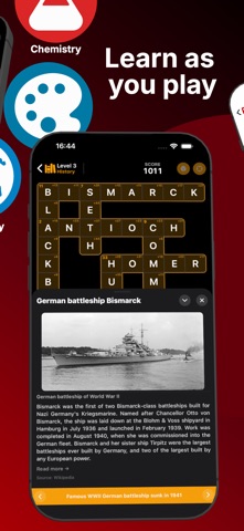 Crosswordie - Daily Crosswords iPhone screenshot