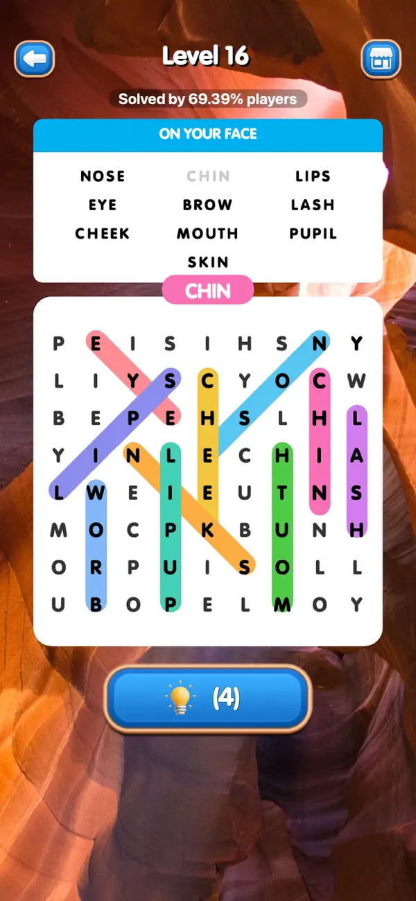 Screenshot #2 pour Word Search: Zen Puzzle Canyon