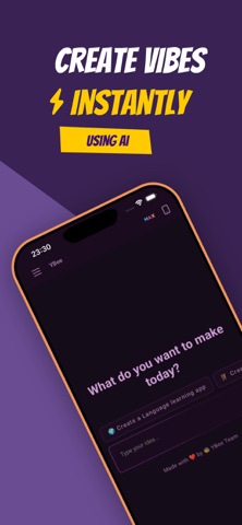 YBee: AI Vibe Builder screenshot
