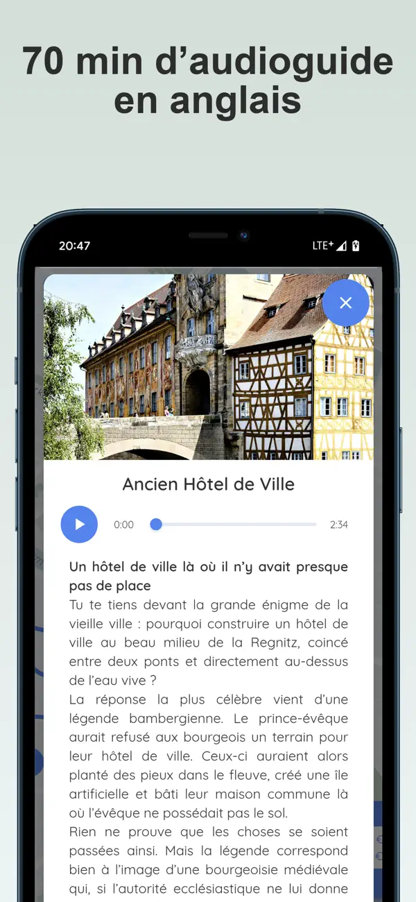 Screenshot #2 pour Votre visite guidée de Bamberg