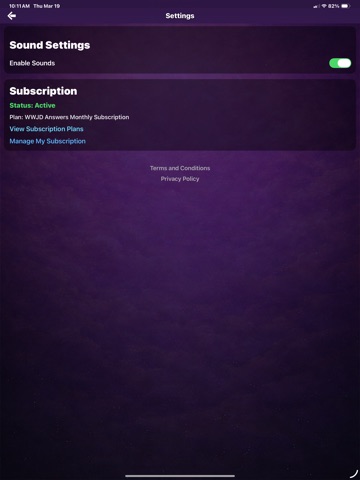 What Would Jesus Do - Answers iPad screenshot