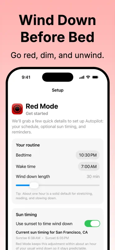 Red Mode: Night Red Screen screenshot 6 of 7