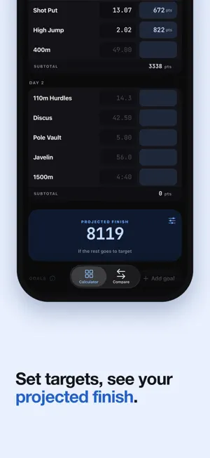 Combined Events screenshot 2