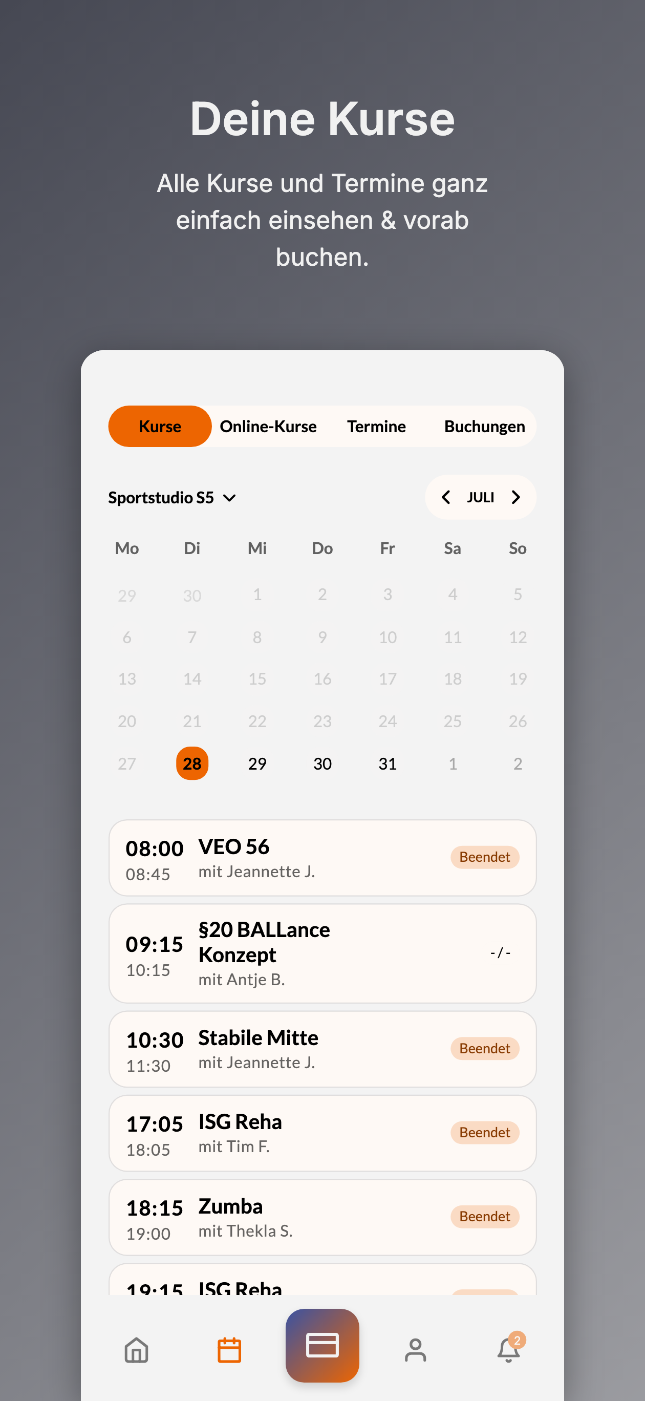 Sportstudio S5 screenshot 3