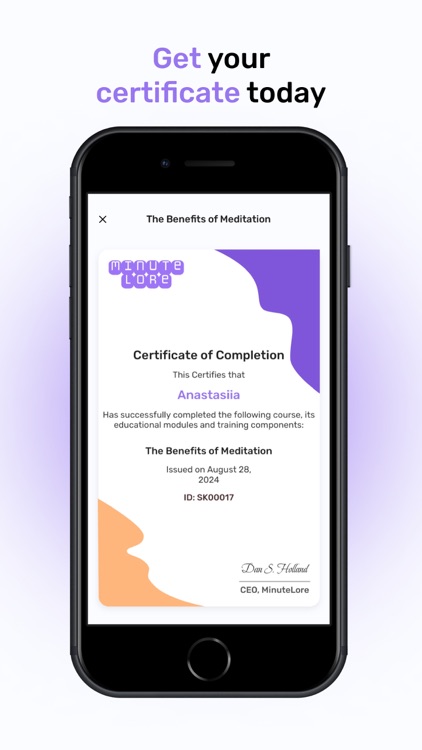 Minutelore - Online courses screenshot-6