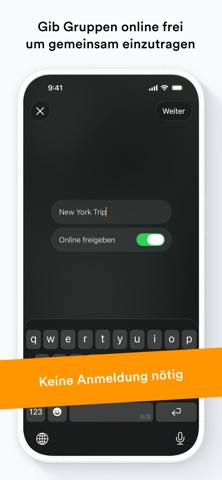 Splid – Abrechnen mit Freunden iPhone screenshot 3