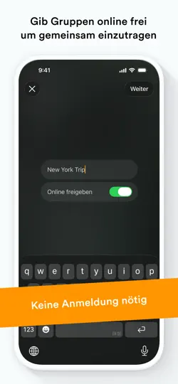 Screenshot von Splid – Abrechnen Mit Freunden auf dem iPhone 3
